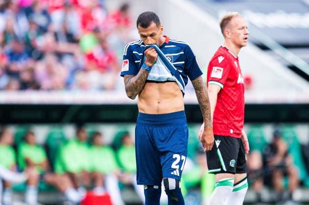 23 08 2024 Soccer, 2024 2025, 2 Bundesliga, Matchday 3, Hannover 96 Hamburger SV Davie Selke Hamburg DFL REGULATIONS PROHIBIT ANY USE OF PHOTOGRAPHS AS IMAGE SEQUENCES AND OR QUASI VIDEO
