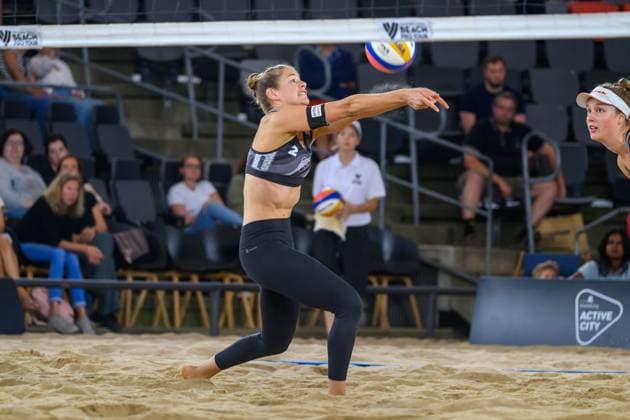 Beach Pro Tour Elite 16 Hamburg, 23 08 2024 Cinja Tillmann GER Beach Pro Tour Elite 16, Hamburg, Stadion Am Rothenbaum on 23 08 2024 Copyright: xBEAUTIFULxSPORTS PeterxWeberx