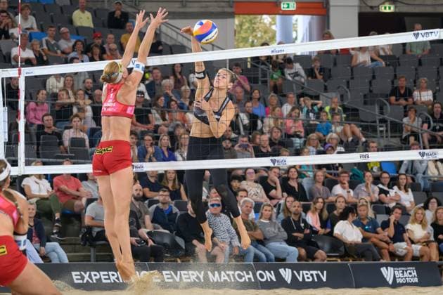 Beach Pro Tour Elite 16 Hamburg, 23 08 2024 Cinja Tillmann GER Beach Pro Tour Elite 16, Hamburg, Stadion Am Rothenbaum on 23 08 2024 Copyright: xBEAUTIFULxSPORTS PeterxWeberx