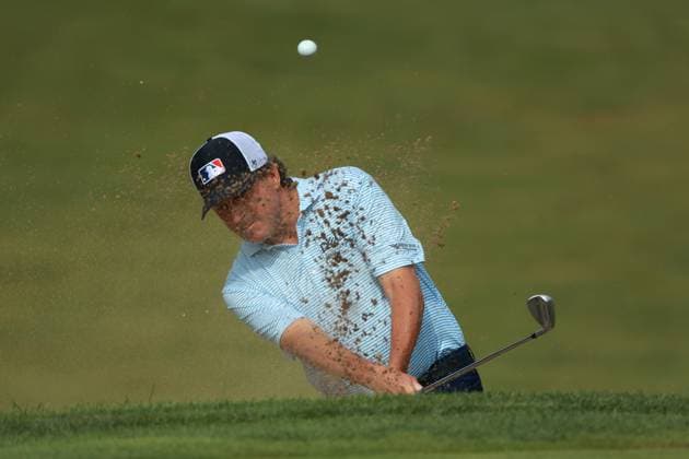 The Ally Challenge GRAND BLANC,MICHIGAN-AUGUST 23: Billy Andrade of the United States hits out of the bunker toward the first green during the first round of The Ally Challenge presented by McLaren at Warwick Hills Golf & Country Club, Grand Blanc, MI, USA Friday, August 23, 2024. Grand Blanc Michigan United States  Copyright: xJorgexLemusx originalFilename:lemus-theallyc240823_npdnd.jpg