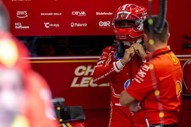 ZANDVOORT, NETHERLANDS: Charles Leclerc, racing for the Ferrari team during the 2024 Formula 1 Dutch Grand Prix at the Circuit Zandvoort in Zandvoort, Netherlands