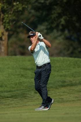 The Ally Challenge GRAND BLANC,MICHIGAN-AUGUST 23: Bernhard Langer of Germany hits his fairway shot toward the 18th green during the first round of The Ally Challenge presented by McLaren at Warwick Hills Golf & Country Club, Grand Blanc, MI, USA Friday, August 23, 2024. Grand Blanc Michigan United States  Copyright: xJorgexLemusx originalFilename:lemus-theallyc240823_npyKV.jpg