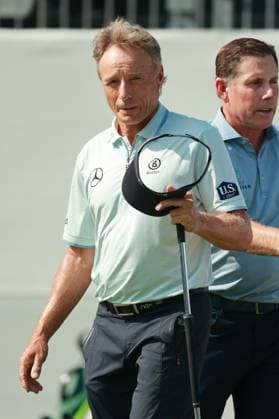 The Ally Challenge GRAND BLANC,MICHIGAN-AUGUST 23: Bernhard Langer of Germany is seen after completing the 18th hole during the first round of The Ally Challenge presented by McLaren at Warwick Hills Golf & Country Club, Grand Blanc, MI, USA Friday, August 23, 2024. Grand Blanc Michigan United States  Copyright: xJorgexLemusx originalFilename:lemus-theallyc240823_npf7M.jpg