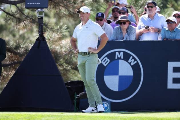 CASTLE ROCK, CO - AUGUST 23: Rory McIlroy during the second round of the BMW Championship on August 23, 2024 at Castle Pines Golf Club in Castle Rock, CO. (Photo by Scott Winters Icon Sportswire) GOLF: AUG 23 PGA, Golf Herren FedExCup Playoffs - BMW Championship EDITORIAL USE ONLY Icon2408231004