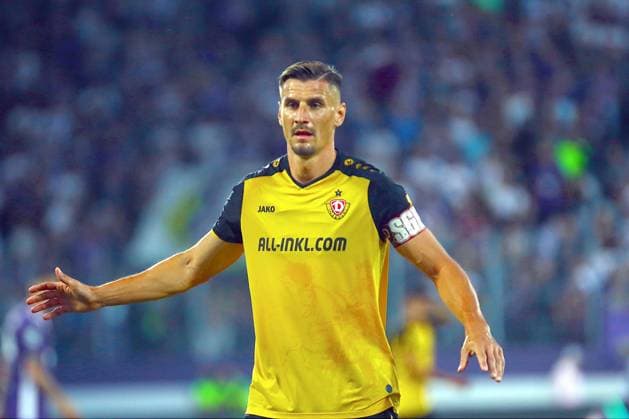 Stefan Kutschke Dresden Football 3 Liga 2024 25 FC Erzgebirge Aue Dynamo Dresden 2 0 am 23 8 2024 Erzgebirge Aue Dynamo Dresden