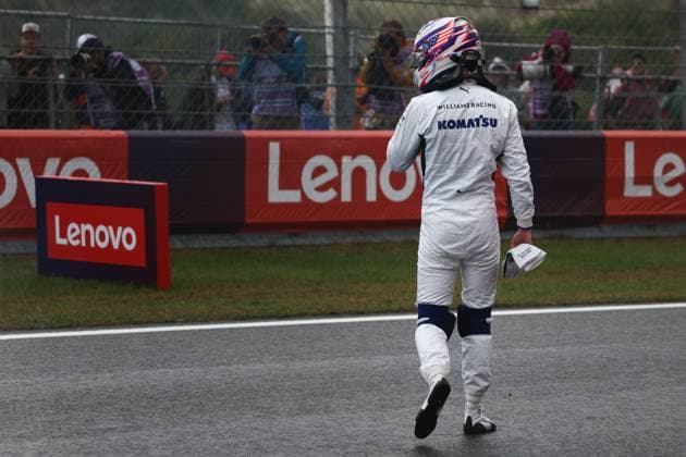 F1 Grand Prix Of The Netherlands 2024 Practice 3 Logan Sargeant of Williams after crash during third practice ahead of the Formula 1 Grand Prix of The Netherlands at Circuit Zandvoort in Zandvoort, Netherlands on August 24, 2024. Zandvoort Netherlands  Copyright: xJakubxPorzyckix originalFilename:porzycki-f1grandp240824_npSvW.jpg
