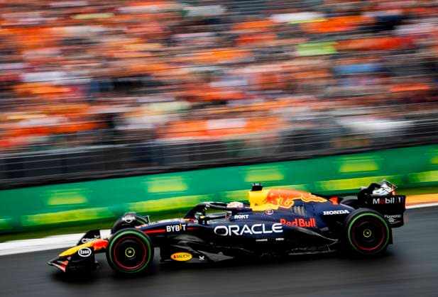ZANDVOORT - Max Verstappen (Red Bull Racing) during the third free practice prior to the F1 Grand Prix of the Netherlands at the Circuit of Zandvoort. ANP SEM VAN DER WAL xVIxANPxSportx xxANPxIVx 506612817 originalFilename: 506612817.jpg