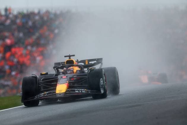 1 Max Verstappen NLD, Oracle Red Bull Racing , F1 Grand Prix of the Netherlands at Circuit Zandvoort on August 24, 2024 in Zandvoort, Netherlands Photo by HOCH ZWEI Zandvoort Netherlands