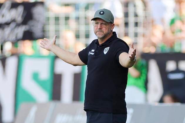 Coach Sascha Hildmann SC Preussen Muenster gestures, 2 Bundesliga, Preußen Münster vs 1 FC Kaiserslautern, Preußenstadion on August 24, 2024 in Münster, Germany Photo by Marco Steinbrenner DeFodi Images Coach Sascha Hildmann SC Preussen Muenster gestures, 2 Bundesliga, Preußen Münster vs 1 FC Kaiserslautern, Preußenstadion, August 24, 2024 in Münster, Germany Photo by Marco Steinbrenner DeFodi Images DFB DFL REGULATIONS PROHIBIT ANY USE OF PHOTOGRAPHS AS IMAGE SEQUENCES AND OR QUASI VIDEO Defodi 700 scp fcK 20240824 022 Defodi-700 DFB DFL REGULATIONS PROHIBIT ANY USE OF PHOTOGRAPHS AS IMAGE SEQUENCES AND OR QUASI-VIDEO.