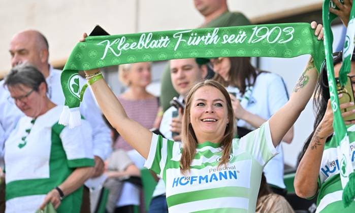 24 08 2024 Soccer Season 2024 2025 2 Soccer Bundesliga 03 Matchday SpVgg Greuther Fürth Kleeblatt SC Paderborn 07 SCP Sportfoto Zink xwoxzix DFL regulations prohibit any use of photographs as image sequences and or quasi video only for editorial use Kleeblattfan