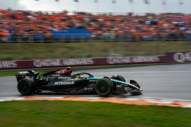 Formula 1 GP Zandvoort Holland Saturday, 24 08 2024 Lewis Hamilton 44, Mercedes AMG Petronas F1 Team Formula 1 GP Zandvoort Holland Saturday, 24 08 2024 Copyright: xBEAUTIFULxSPORTS Erlhofx
