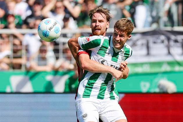 Jannis Heuer 1 FC Kaiserslautern and Joel Grodowski SC Preussen Muenster battle for the ball, 2 Bundesliga, Preußen Münster vs 1 FC Kaiserslautern, Preußenstadion, August 24, 2024 in Münster, Germany Photo by Marco Steinbrenner DeFodi Images Jannis Heuer 1 FC Kaiserslautern and Joel Grodowski SC Preussen Muenster battle for the ball, 2 Bundesliga, Preußen Münster vs 1 FC Kaiserslautern, Preußenstadion, August 24, 2024 in Münster, Germany Photo by Marco Steinbrenner DeFodi Images DFB DFL REGULATIONS PROHIBIT ANY USE OF PHOTOGRAPHS AS IMAGE SEQUENCES AND OR QUASI VIDEO Defodi 700 scp fcK 20240824 064 Defodi-700 DFB DFL REGULATIONS PROHIBIT ANY USE OF PHOTOGRAPHS AS IMAGE SEQUENCES AND OR QUASI-VIDEO.