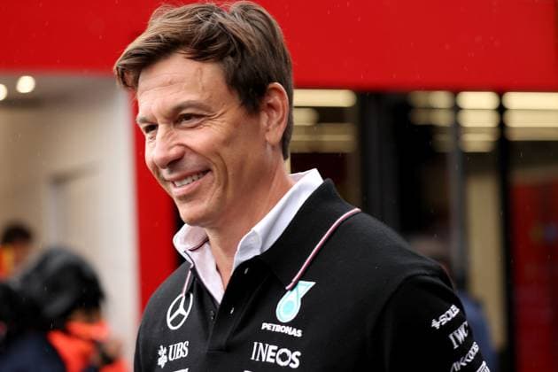 24 08 2024, xsvx, Motorsport FIA Formula 1, Dutch Grand Prix 2024 emspor, v l Team Principal Toto Wolff Mercedes AMG Petronas FIA REGULATIONS PROHIBIT ANY USE OF PHOTOGRAPHS as IMAGE SEQUENCES and or QUASI VIDEO Zandvoort