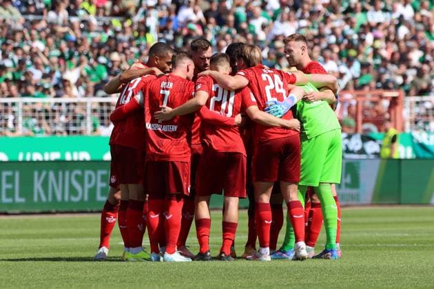 GER, Preussen Muenster vs 1 FC Kaiserslautern, Football, 2 Liga, Matchday 3, Season 2024 2025, 24 08 2024 1 FC Kaiserslautern DFL REGULATES PROHIBIT ANY USE OF PHOTOGRAPHS AS IMAGE SEQUENCES AND OR QUASI VIDEO GER, Preussen Muenster vs 1 FC Kaiserslautern, Football, 2 Liga, Matchday 3, Season 2024 2025, 24 08 2024 Muenster Copyright: xEibner-Pressefoto xFrankxZeisingx EP_FZG