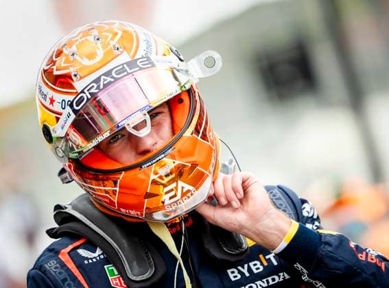 ZANDVOORT - Max Verstappen (Red Bull Racing) after qualifying for the F1 Grand Prix of the Netherlands at the Circuit of Zandvoort. ANP SEM VAN DER WAL xVIxANPxSportx xxANPxIVx 506627729 originalFilename: 506627729.jpg