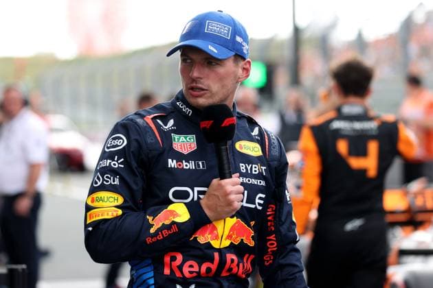 24 08 2024, xsvx, Motorsport FIA Formula 1, Dutch Grand Prix 2024 emspor, v l Max Verstappen Oracle Red Bull Racing starting number 1 FIA REGULATIONS PROHIBIT ANY USE OF PHOTOGRAPHS as IMAGE SEQUENCES and or QUASI VIDEO Zandvoort
