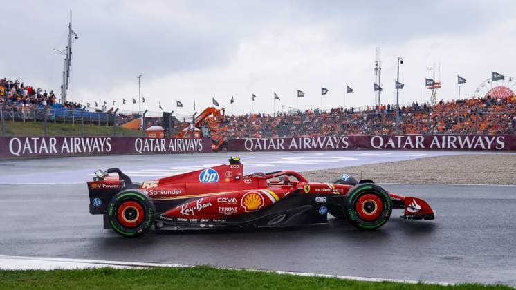 Carlos Sainz of Monaco and Scuderia Ferrari during free practice ahead of the F1 Grand Prix of Netherlands at Circuit Park Zandvoort on August 24, 2024 in Zandvoort, Netherlands Defodi 704 MTB20240824F1ZandvDag3VrijeTr353330 Defodi-704