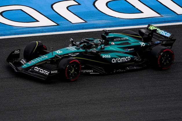 2024-08-24 F1 - Heineken Dutch GP - Qualification ZANDVOORT, NETHERLANDS - AUGUST 24: Lance Stroll of Aston Martin competing in the Qualification during F1 - Heineken Dutch GP on August 24, 2024 in Zandvoort, Netherlands. Zandvoort Netherlands Content not available for redistribution in The Netherlands directly or indirectly through any third parties. Copyright: xAndrexWeeningx