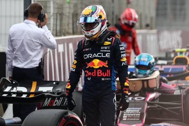 F1 Grand Prix Of The Netherlands 2024 Qualifying Sergio Perez of Red Bull Racing after qualifying ahead of the Formula 1 Grand Prix of The Netherlands at Circuit Zandvoort in Zandvoort, Netherlands on August 24, 2024. Zandvoort Netherlands  Copyright: xJakubxPorzyckix originalFilename:porzycki-f1grandp240824_npecn.jpg