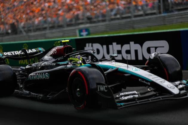 44 Lewis Hamilton GBR, Mercedes AMG Petronas F1 Team , F1 Grand Prix of the Netherlands at Circuit Zandvoort on August 24, 2024 in Zandvoort, Netherlands Photo by HOCH ZWEI Zandvoort Netherlands