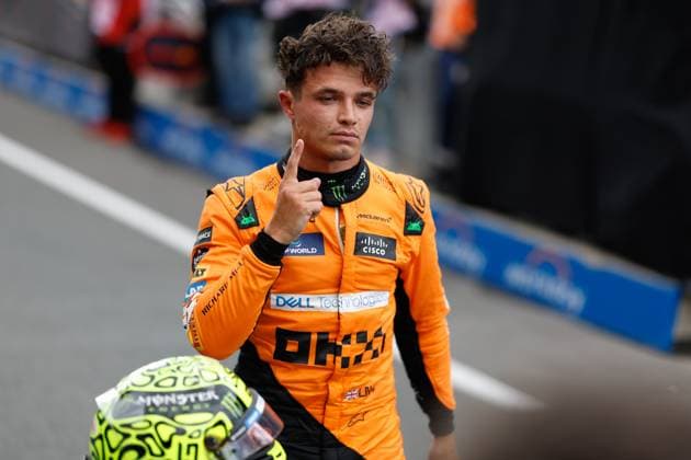 4 Lando Norris GBR, McLaren Formula 1 Team , F1 Grand Prix of the Netherlands at Circuit Zandvoort on August 24, 2024 in Zandvoort, Netherlands Photo by HOCH ZWEI Zandvoort Netherlands