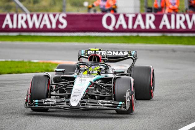 24th August 2024; Circuit Zandvoort, Zandvoort, North Holland, Netherlands; Formula 1 Heineken Dutch Grand Prix 2024; Qualifying Day; Lewis Hamilton (GBR) in the F1-W14 of Mercedes-AMG Petronas in qualifying  ActionPlus12685440 GodfreyxPitt