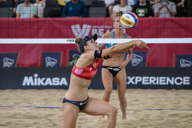 Beach Pro Tour Elite 16 Hamburg, 24 08 2024 Tanja Hüberli SUI Beach Pro Tour Elite 16, Hamburg, Stadion Am Rothenbaum on 24 08 2024 Copyright: xBEAUTIFULxSPORTS PeterxWeberx