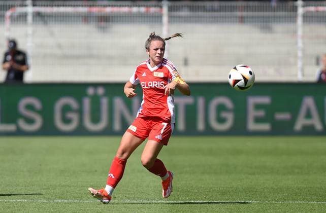 Soccer, Women, Season 2024 2025, 2 Women Bundesliga 1 Matchday , 1 FC Union Berlin Hamburger SV, Lisa Heiseler 1 Women, 1 FC Union , 24 08 2024, Copyright: xStefaniexFiebrig MatthiasxKochx