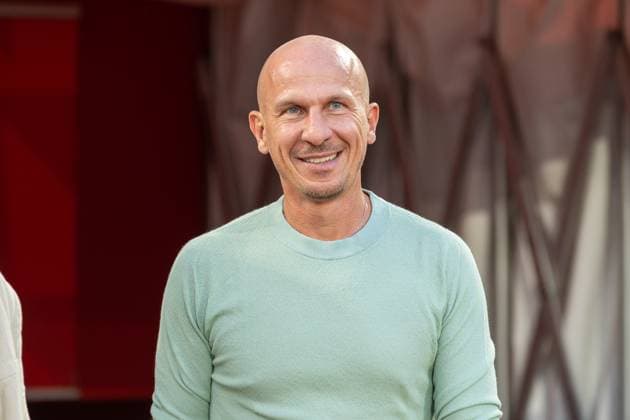 24 08 2024, Soccer 2 Bundesliga, Season 2024 2025, Matchday 03, 1 FC Koeln vs Eintracht Braunschweig at Rhein Energie Stadium in Koeln Gerhard Struber 1 FC Koeln, Coach on his way to the interview Important note According to the regulations of the DFL German Football League and the DFB German Football Association, it is prohibited to use or have used photographs taken in the stadium and or of the match in the form of sequential images and or video-like photo series Foto Kirchner Media TH Copyright: xKirchner-Media THx