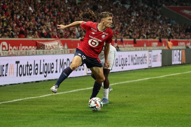 Thomas MEUNIER (LOSC Lille) lors du match LOSC Lille vs Angers SCO, Ligue 1, Decathlon Arena stade Pierre Mauroy, le 24 août 2024 FOOTBALL : LOSC Lille vs Angers SCO - Ligue 1 24 08 2024 LaurentSanson Panoramic 