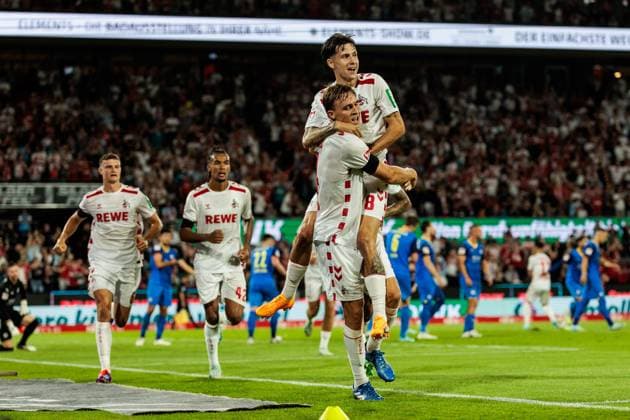 2 Soccer Bundesliga 1 FC Köln Eintracht Braunschweig 24 08 2024 Cheers for 1 0 by Timo Hübers 1 FC Köln, 4 2 Soccer Bundesliga, 1 FC Köln Eintracht Braunschweig, Cologne, Rheinenergiestadion on 24 08 2024 DFL REGULATIONS PROHIBIT ANY USE OF PHOTOGRAPHS AS IMAGE SEQUENCES AND OR QUASI VIDEO Copyright: xBEAUTIFULxSPORTS Wunderlx