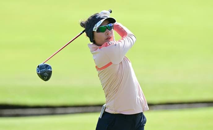 Jeeno Thitikul on the 2nd Tee AIG Women s Open, Day Three, Golf, St. Andrews, Scotland, UK - 24 Aug 2024  Copyright: xGreigxCowie Shutterstockx 14655900bi