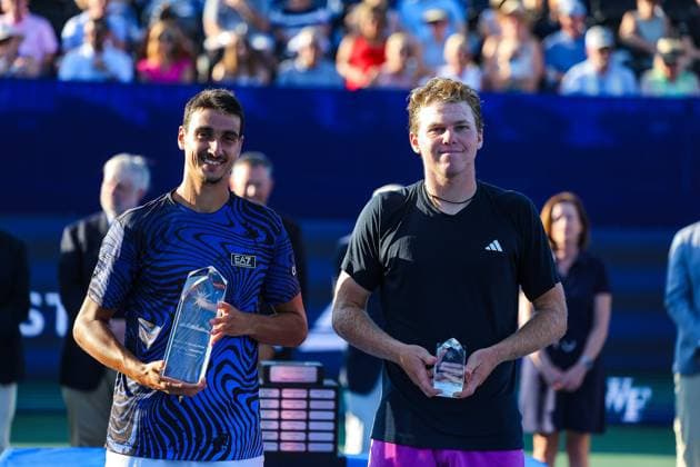 Tennis, ATP Tournament in Winston Salem, Final