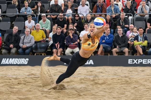 Beach Pro Tour Elite 16 Hamburg, 25 08 2024 Cinja Tillmann GER Beach Pro Tour Elite 16, Hamburg, Stadion Am Rothenbaum on 25 08 2024 Copyright: xBEAUTIFULxSPORTS PeterxWeberx