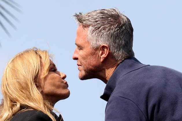 25 08 2024, xsvx, Motorsport FIA Formula 1, Grand Prix of the Netherlands 2024 emspor, v l Corinna Schumacher and Ralf Schumacher FIA REGULATIONS PROHIBIT ANY USE OF PHOTOGRAPHS as IMAGE SEQUENCES and or QUASI VIDEO Zandvoort
