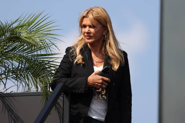 25 08 2024, xsvx, Motorsport FIA Formula 1, Dutch Grand Prix 2024 emspor, v l Corinna Schumacher wife of Michael and mother of Mick Schumacher FIA REGULATIONS PROHIBIT ANY USE OF PHOTOGRAPHS as IMAGE SEQUENCES and or QUASI VIDEO Zandvoort