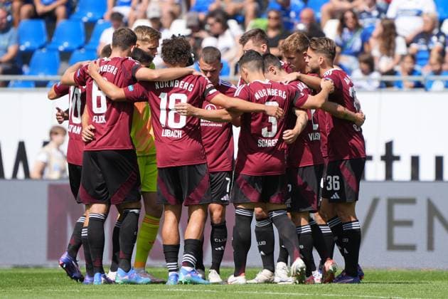 Nuremberg swears in 25 08 2024 2 Bundesliga, season 24 25 SV Darmstadt 98 vs 1 FC Nuremberg, Stadion am Boellenfalltor, emonline, emspor,
