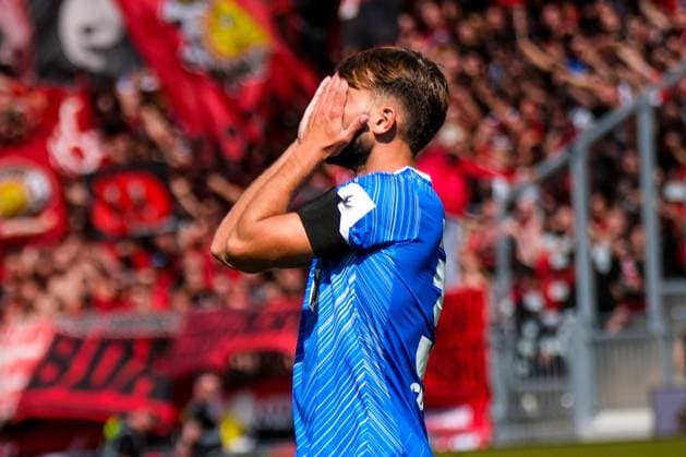 Killian Corredor SV Darmstadt 98, 34 is disappointed about a missed goal chance, GER, SV Darmstadt 98 vs 1 FC Nuernberg, Football, 2 Bundesliga, Matchday 3, Season 2024 2025, 25 08 2024 DFL REGULATIONS PROHIBIT ANY USE OF PHOTOGRAPHS as IMAGE SEQUENCES and or QUASI VIDEO GER, SV Darmstadt 98 vs 1 FC Nuernberg Football, 2 Bundesliga, Matchday 3, Season 2024 2025, 25 08 2024 Darmstadt Copyright: xEibner-Pressefoto FlorianxWieganx EP_FWD