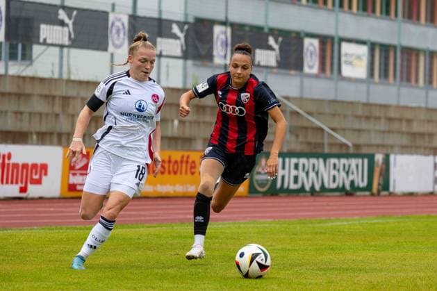 Football, Women, 2nd BL, FC Ingolstadt 04 - 1. FC Nürnberg