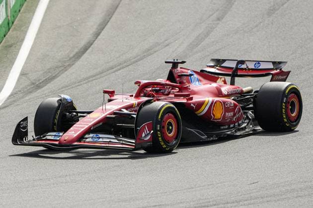 2024-08-25 F1 - Heineken Dutch GP - Grand Prix Race ZANDVOORT, NETHERLANDS - AUGUST 25: Charles Leclerc of Ferrari competing in the Grand Prix Race during F1 - Heineken Dutch GP on August 25, 2024 in Zandvoort, Netherlands. Zandvoort Netherlands Content not available for redistribution in The Netherlands directly or indirectly through any third parties. Copyright: xAndrexWeeningx