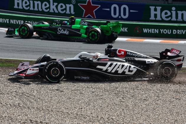 F1 Grand Prix Of The Netherlands 2024 Kevin Magnussen of Haas during the Formula 1 Grand Prix of The Netherlands at Circuit Zandvoort in Zandvoort, Netherlands on August 25, 2024. Zandvoort Netherlands  Copyright: xJakubxPorzyckix originalFilename:porzycki-f1grandp240825_npfOY.jpg