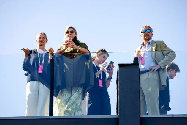 ZANDVOORT - Queen Maxima, Princess Alexia and King Willem-Alexander during the F1 Grand Prix of the Netherlands at the Circuit of Zandvoort. ANP REMKO DE WAAL xVIxANPxSportx xxANPxIVx 506725380 originalFilename: 506725380.jpg