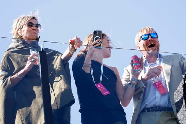 Queen Maxima of the Netherlands and princess Alexia of the Netherlands and King Willem Alexander of the Netherlands during the F1 Grand Prix of Netherlands at Circuit Park Zandvoort on August 25, 2024 in Zandvoort, Netherlands Defodi 704 MTB20240825F1MTBPhoto 5138 Defodi-704