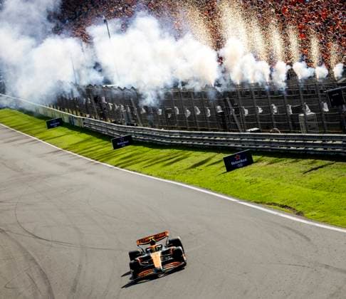 ZANDVOORT - Lando Norris (McLaren) wins the F1 Grand Prix of the Netherlands at the Circuit of Zandvoort. ANP SEM VAN DER WAL xVIxANPxSportx xxANPxIVx 506726817 originalFilename: 506726817.jpg