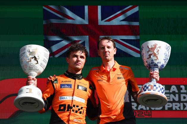 F1 Grand Prix Of The Netherlands 2024 Lando Norris of McLaren after the Formula 1 Grand Prix of The Netherlands at Circuit Zandvoort in Zandvoort, Netherlands on August 25, 2024. Zandvoort Netherlands  Copyright: xJakubxPorzyckix originalFilename:porzycki-f1grandp240825_npHjg.jpg