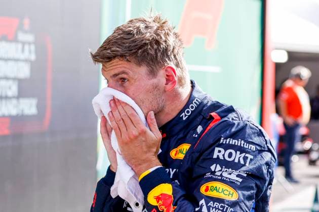 second Max Verstappen of the Netherlands and Oracle Red Bull Racing looks on during the F1 Grand Prix of Netherlands at Circuit Park Zandvoort on August 25, 2024 in Zandvoort, Netherlands Defodi 704 MTB20240825F1MTBPhoto 5494 Defodi-704