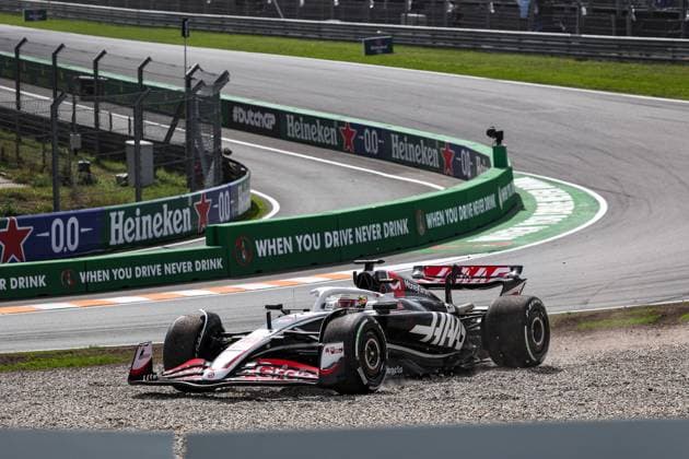 20 Kevin Magnussen DNK, MoneyGram Haas F1 , F1 Grand Prix of the Netherlands at Circuit Zandvoort on August 25, 2024 in Zandvoort, Netherlands Photo by HOCH ZWEI Zandvoort Netherlands