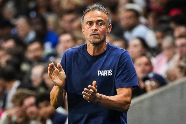 August 16, 2024, Le Havre, France, France: Luis ENRIQUE of PSG during the Ligue 1 match between Le Havre AC and Paris Saint-Germain (PSG) at Oceane Stadium on August 16, 2024 in Le Havre, France. Le Havre France - ZUMAm308 20240816_zsp_m308_055 Copyright: xMatthieuxMirvillex