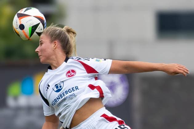 Ingolstadt, Germany 25 August 2024 2 BL Women 2024 2025 FC Ingolstadt 04 vs 1 FC Nürnberg In the picture Meret Günster Guenster FCN MTV Stadion Bayern Copyright: xFotostandx xSchaeferx