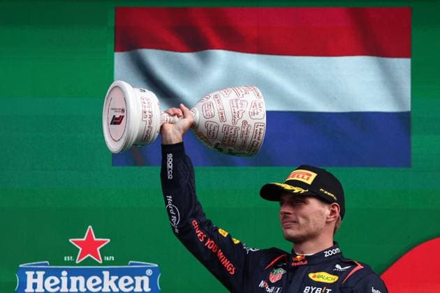 F1 Grand Prix Of The Netherlands 2024 Max Verstappen of Red Bull Racing after the Formula 1 Grand Prix of The Netherlands at Circuit Zandvoort in Zandvoort, Netherlands on August 25, 2024. Zandvoort Netherlands  Copyright: xJakubxPorzyckix originalFilename:porzycki-f1grandp240825_npm5k.jpg